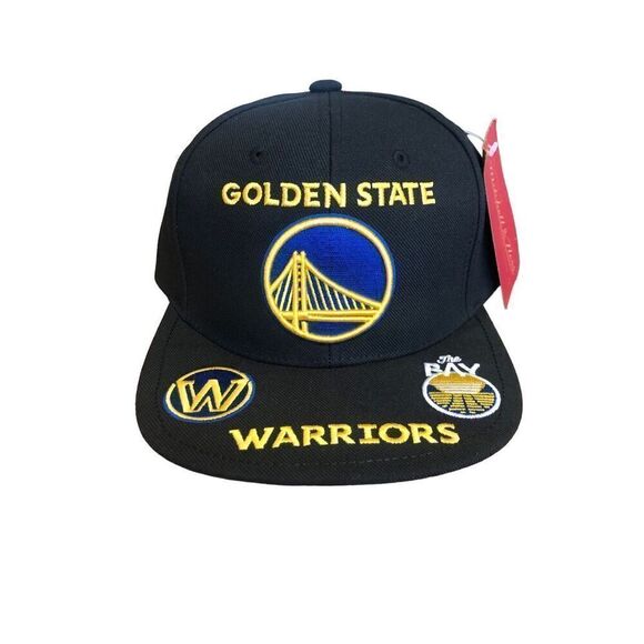 Mitchell & Ness Golden State Warriors Adjustable Snapback Hat Cap One Size - Picture 1 of 4